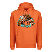 Carrot blessed rainbow cowhide aztec Premium Hoodie - Jasminsmagicworld