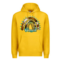 Lemon blessed rainbow cowhide aztec Premium Hoodie - Jasminsmagicworld