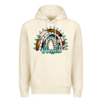 Sandshell blessed rainbow cowhide aztec Premium Hoodie - Jasminsmagicworld