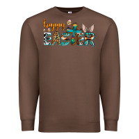 Chestnut western happy easter Premium Sweatshirt - AdoDesignShop