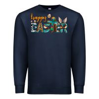 Navy western happy easter Premium Sweatshirt - AdoDesignShop