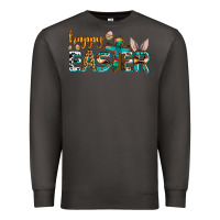 Smoke western happy easter Premium Sweatshirt - AdoDesignShop