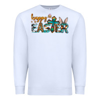 White western happy easter Premium Sweatshirt - AdoDesignShop