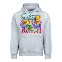 Heather Grey salty beach Urban Hoodie - MaliasSmallBusiness