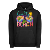 Pigment Black salty beach Urban Hoodie - MaliasSmallBusiness