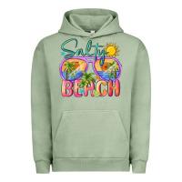 Pigment Oil Green salty beach Urban Hoodie - MaliasSmallBusiness