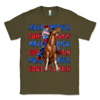 Army Green make america cowboy again Classic Tee - texasbilliewilder