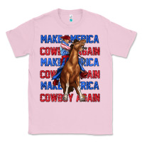 Bubblegum Pink make america cowboy again Classic Tee - texasbilliewilder