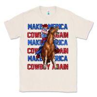 Natural make america cowboy again Classic Tee - texasbilliewilder