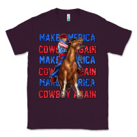 Plum make america cowboy again Classic Tee - texasbilliewilder