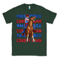 Sports Green make america cowboy again Classic Tee - texasbilliewilder