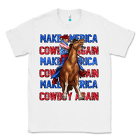 White make america cowboy again Classic Tee - texasbilliewilder