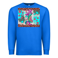 True Royal auntie leopard turquoise Premium Sweatshirt - JahusDesignShop