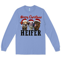 Merry Christmas Heifers Long Sleeve Tee | Teevron