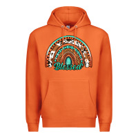 Carrot blessed western rainbow Premium Hoodie - Jasminsmagicworld