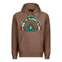 Chestnut blessed western rainbow Premium Hoodie - Jasminsmagicworld