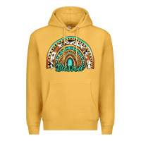 Mustard blessed western rainbow Premium Hoodie - Jasminsmagicworld