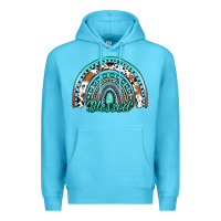 Ocean Blue blessed western rainbow Premium Hoodie - Jasminsmagicworld