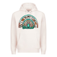 Pale Pink blessed western rainbow Premium Hoodie - Jasminsmagicworld