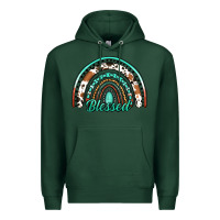 Sports Green blessed western rainbow Premium Hoodie - Jasminsmagicworld