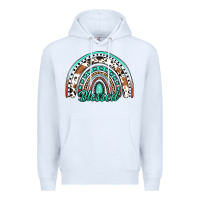 White blessed western rainbow Premium Hoodie - Jasminsmagicworld