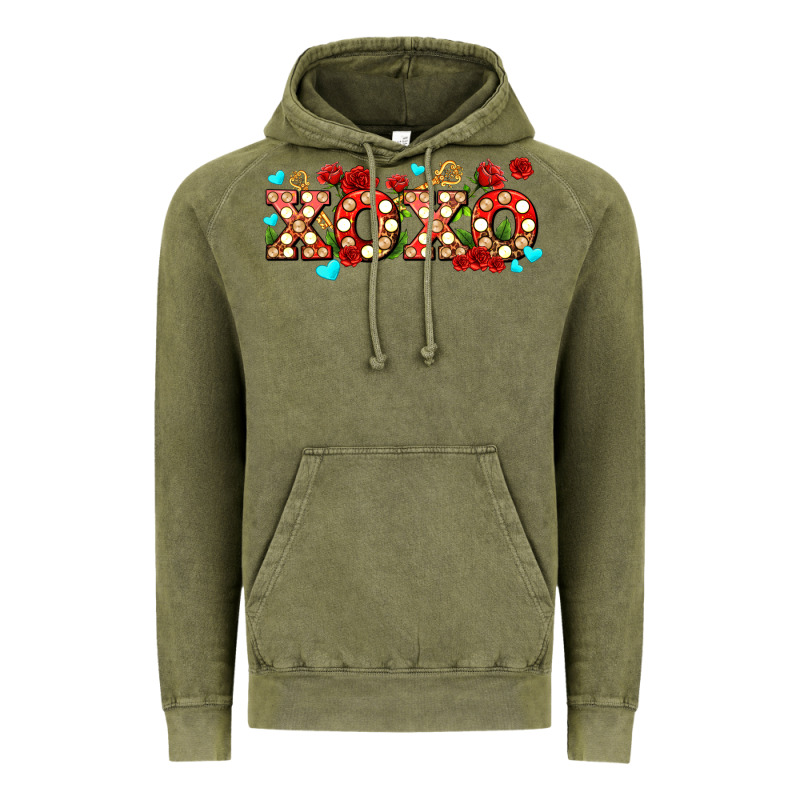 Xoxo Roses And Keys Vintage Hoodie by AdoDesignShop | Teevron