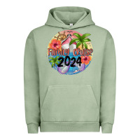 Pigment Oil Green family cruise 2024 Urban Hoodie - MaliasSmallBusiness
