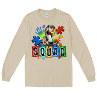 Mushroom soccer support squad autism Long Sleeve Tee - Zillion Design Studio