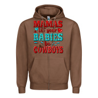 Chestnut mamas let your babies be cowboys Zipper Hoodie - texasbilliewilder