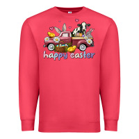 Cardinal happy easter trucks Premium Sweatshirt - AdoDesignShop