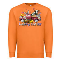 Carrot happy easter trucks Premium Sweatshirt - AdoDesignShop