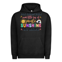 Pigment Black good morning world your little ray of sarcastic Urban Hoodie - MaliasSmallBusiness