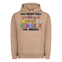Pigment Burro good morning world your little ray of sarcastic Urban Hoodie - MaliasSmallBusiness