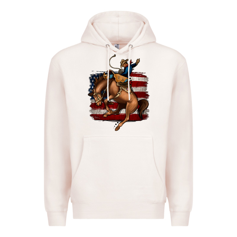 Bucking Bronco Premium Hoodie by Jasminsmagicworld | Teevron