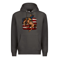 Smoke bucking bronco Premium Hoodie - Jasminsmagicworld
