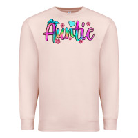 Pale Pink auntie Premium Sweatshirt - JahusDesignShop