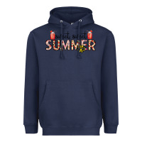 Navy sweet sweet summer Heavyweight Hoodie - CowhideDigitalArt
