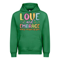 Emerald love and embrace every version of you Urban Hoodie - MaliasSmallBusiness