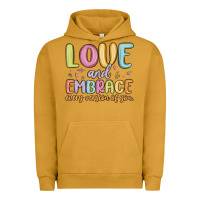 Pigment Peanut Butter love and embrace every version of you Urban Hoodie - MaliasSmallBusiness