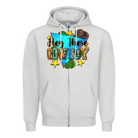 Dove Grey hey there cowboy Zipper Hoodie - Zillion Design Studio