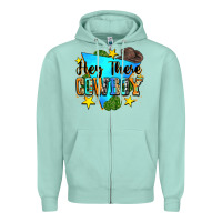 Seafoam hey there cowboy Zipper Hoodie - Zillion Design Studio