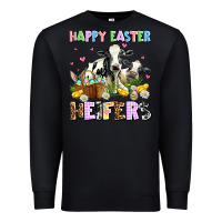 Black happy easter heifer's Premium Sweatshirt - AdoDesignShop