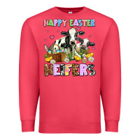 Cardinal happy easter heifer's Premium Sweatshirt - AdoDesignShop