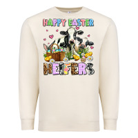 Sandshell happy easter heifer's Premium Sweatshirt - AdoDesignShop