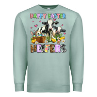 Seafoam happy easter heifer's Premium Sweatshirt - AdoDesignShop