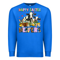 True Royal happy easter heifer's Premium Sweatshirt - AdoDesignShop