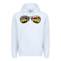 White bus driver american sunglasses Premium Hoodie - Jasminsmagicworld
