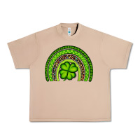 Burro St. Patrick's Day Shamrock Rainbow Urban Heavy Tee - Artiststas