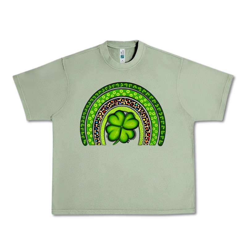 St. Patrick's Day Shamrock Rainbow Urban Heavy Tee by Artiststas | Teevron