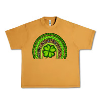 Peanut Butter St. Patrick's Day Shamrock Rainbow Urban Heavy Tee - Artiststas